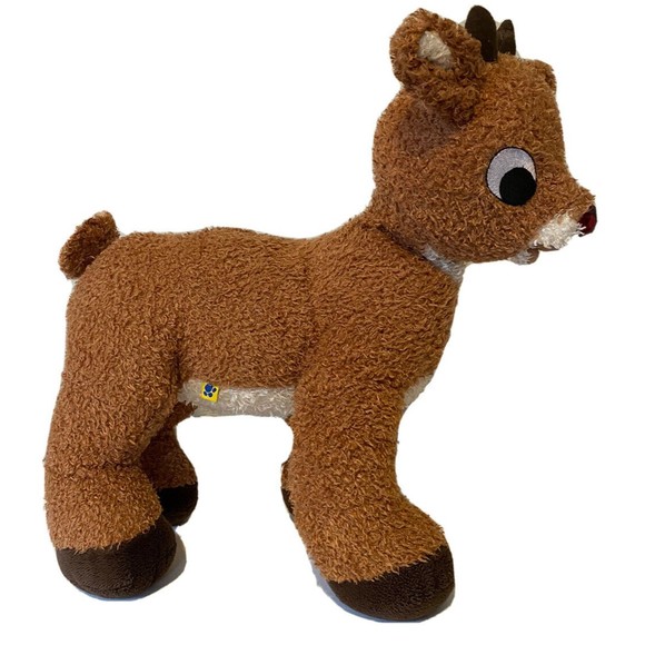 Rudolph The Red Nosed Reindeer Build A Bear 15” w/ Light Up Nose - Picture 3 of 7